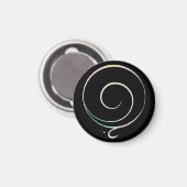 Pastell Dankbarkeit  Magnet (Vorderseite/Rückseite)