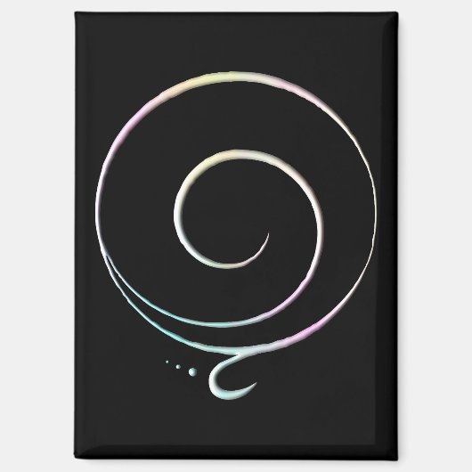 Pastell Dankbarkeit Magnet (Vorderseite)