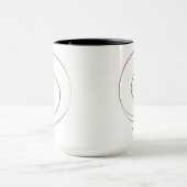 Pastell Dankbarkeit  Tasse (Zentrum)