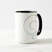 Pastell Dankbarkeit  Tasse (VorderseiteRechts)