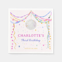 Pastell-Discolampen-Papiergirlanden-Birthday-Servi