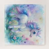 Pastell-Einhorn Magisches Puzzle (Horizontal)