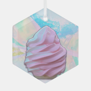 Pastell-Eiscreme-Traum Ornament Aus Glas