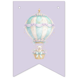 Pastell-Fairy-Tale-Erstgeburtstags-Wimpelgirlande Wimpelkette