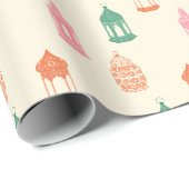 Pastell-Fanous-Laternen-Verpackungspapier Geschenkpapier (Rolleneckpunkt)