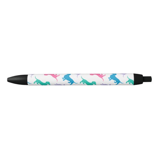 Pastell farbige Dackeln Kugelschreiber (Vorderseite)