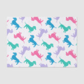 Pastell farbige Dackeln Seidenpapier (Vorderseite)