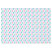 Pastell farbige Dackeln Tischdecke (Vorderseite (Horizontal))