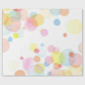 Pastell-farbige Kreis-Lech-Packpapier Geschenkpapier (Flach)