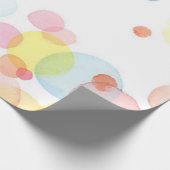 Pastell-farbige Kreis-Lech-Packpapier Geschenkpapier (Ecke)