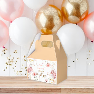 Pastell-Fee Blumengarten-Teeparty Geburtstag Geschenkschachtel