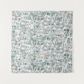 Pastell-feministische Brust Wandteppich (Vorderseite)