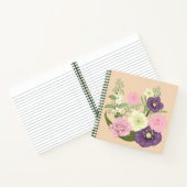Pastell Floral Display Notizblock (Innenseite)