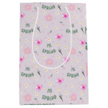 Pastell Floral Hi Spring Wrapping Paper