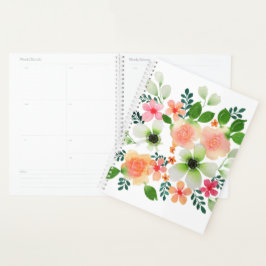 Pastell floral journal  planer