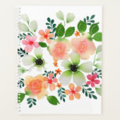 Pastell floral journal planer (Vorderseite)