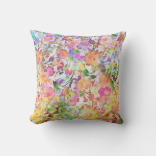 Pastell floral kissen