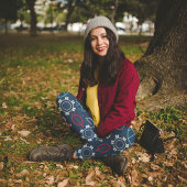 Pastell floral leggings