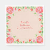 Pastell Floral Print Serviette (Vorderseite)