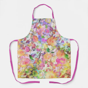 Pastell floral schürze