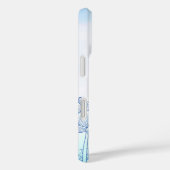 Pastell Floral Silhouette Overlay Personalisierter Case-Mate iPhone Hülle (Rückseite / Rechts)