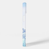 Pastell Floral Silhouette Overlay Personalisierter Case-Mate iPhone Hülle (Rückseite / Rechts)