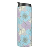 Pastell Floral Thermal Tumbler Thermosbecher (Nach rechts gedreht)