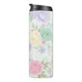 Pastell Floral Thermal Tumbler Thermosbecher (Nach rechts gedreht)