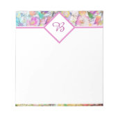 Pastell florales Notizblock (Vorderseite)