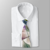 Pastell Fraktal Blume Abstrakt Krawatte (Gebunden)