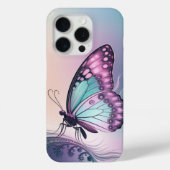 Pastell Fraktal Butterfly Art Case-Mate iPhone Hülle (Rückseite)