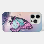 Pastell Fraktal Butterfly Art Case-Mate iPhone Hülle (Rückseite (Horizontal))
