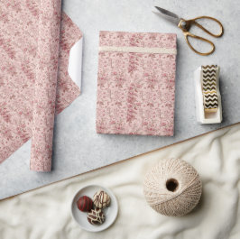 Pastell-Französische Toile Geschenkpapier