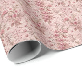 Pastell-Französische Toile Geschenkpapier (Rolleneckpunkt)