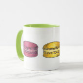 Pastell French Bakery Macaron Cookie Konditorei Ba Tasse (Vorderseite Links)
