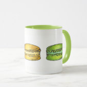 Pastell French Bakery Macaron Cookie Konditorei Ba Tasse (VorderseiteRechts)