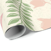 Pastell Garden Frühlingspapier Geschenkpapier (Rolleneckpunkt)