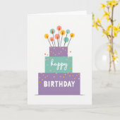 Pastell-Geburtstagskarten-Geschenk Karte (Gelbe Blume)