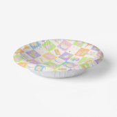 Pastell-Geburtstagsparty-Papier-Schalen Pappteller (Gewinkelt)