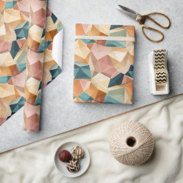 Pastell-Geometrischer Pop | Juwelen-Verpackungspap Geschenkpapier