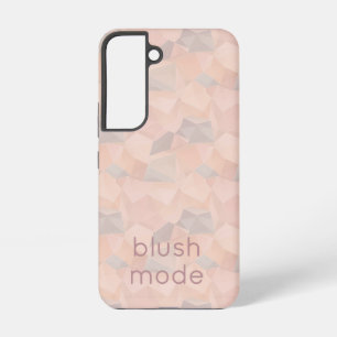 Pastell-Geometrischer Pop   Rosafarbenes Design Samsung Galaxy Hülle