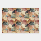 Pastell-Geometrischer Pop | Set aus Verpackungspap Geschenkpapier Set (Vorderseite 3)