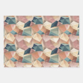 Pastell-Geometrischer Pop | Set aus Verpackungspap Geschenkpapier Set (Vorderseite 2)
