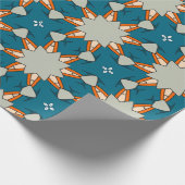 Pastell-Geometrisches Muster – Sanfte abstrakte Fa Geschenkpapier (Ecke)