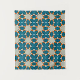 Pastell-Geometrisches Muster – Sanfte abstrakte Fa Wandteppich