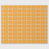 Pastell-Geometrisches Pixel-Muster auf lebendigem  Geschenkpapier (Flach)