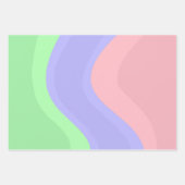Pastell Geschenkpapier Set (Vorderseite 2)