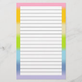 Pastell gezeichnetes Briefpapier (Vorderseite)