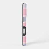 Pastell-Gingham – sanftes Wasserfarbenmuster iPhone 16 Hülle (Rechte Seite)
