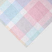 Pastell-Gingham – Sanftes Wasserfarbenmuster Seidenpapier (Detail)